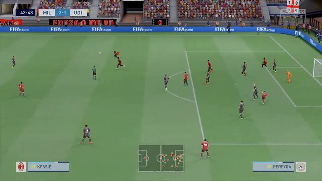 Милан - Удинезе. Серия А. 27 тур. Прогноз на матч (с озвучкой). 25.02.22. FIFA 22 смотреть онлайн