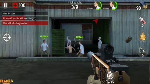 Dead Fire Zombie Shooting FPS - Who let the monsters out? | Part 1 смотреть онлайн