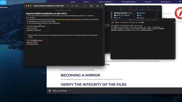 Apache Kafka Installation from Binary Download to Running on Mac OS X смотреть онлайн