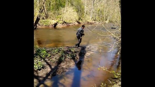 Ловля ручьевой форели.Рыбалка в Калининградской области. смотреть онлайн