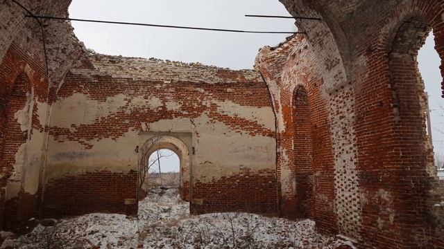 Заброшенные церкви Липецкой области. Богоявленская церковь в Климове смотреть онлайн