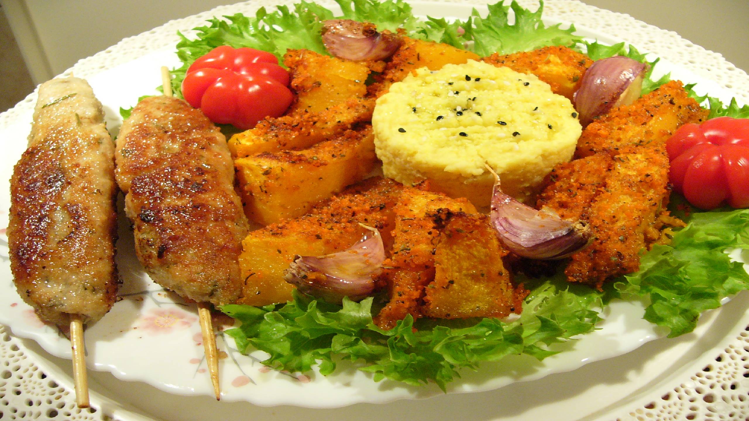 Тыква со специями на гарнир. смотреть онлайн