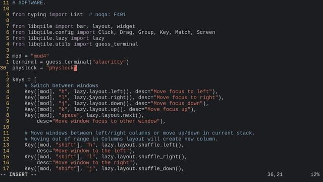 Qtile: How to add lockscreen keybinding to config смотреть онлайн