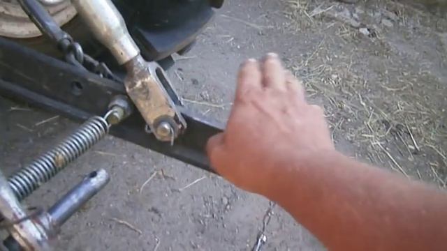 штатная задняя навеска китайского мини трактора