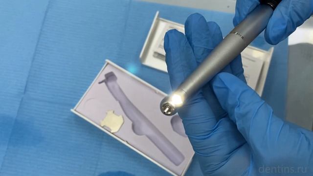 Турбинный наконечник Promed Premium Generator, со встроенным генератором света, наклоном головки 45 смотреть онлайн