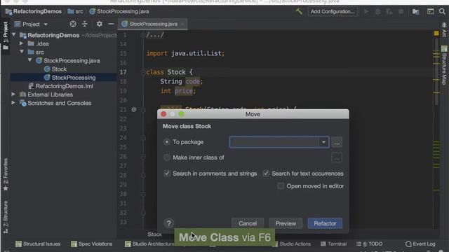IntelliJ IDEA Tips & Tricks #43: Use F6 to move class to a new location смотреть онлайн