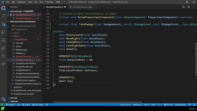 175 - Overriding TakeDamage смотреть онлайн