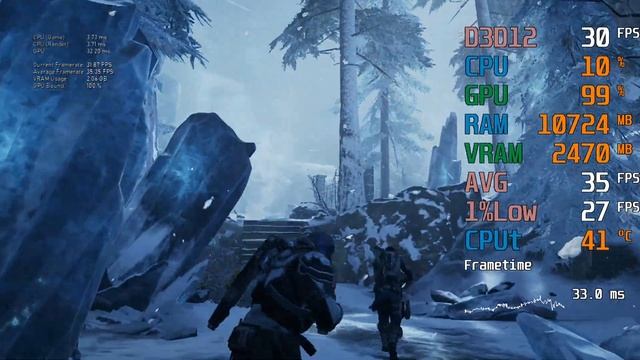 Intel UHD Graphics 750 -- Intel Core i5-11600K -- Gears 5 Benchmark смотреть онлайн