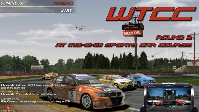 Simraceway WTCC Championship: Round 3 at Mid-Ohio Sports Car Course смотреть онлайн
