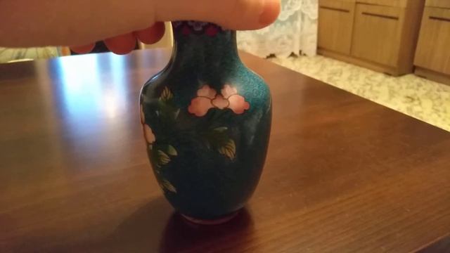 Вазочка клуазоне с пионом смотреть онлайн