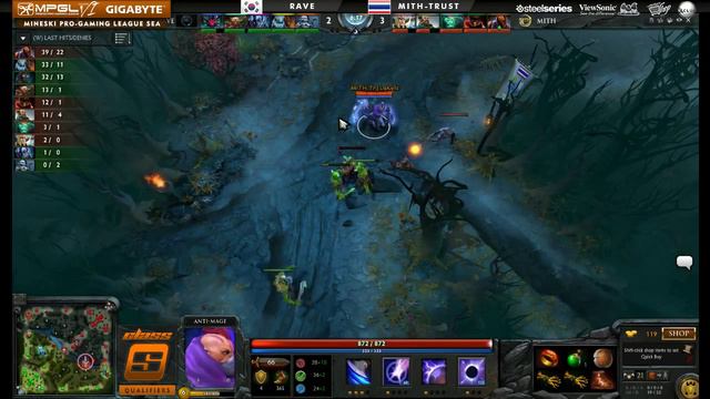 SEA Leg 6 [S] | Qualifiers | MITH.TRUST[TH] vs RAVE[KR] [G1] смотреть онлайн