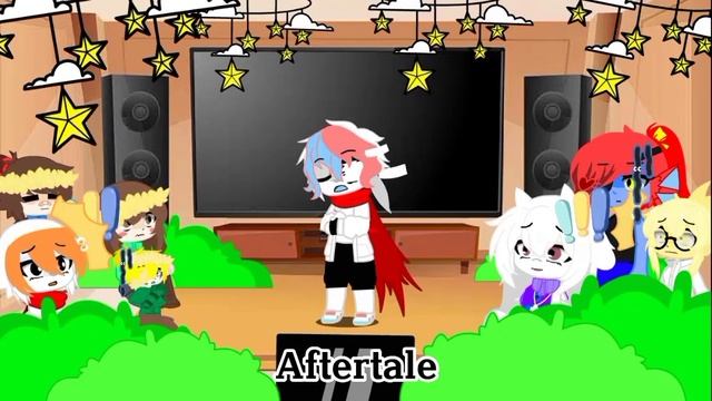 ||Undertale React To Sans Au|| (not Bad Apple) Make By Nali :]