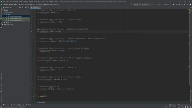 KOTLIN CURSO para ANDROID | Tipo de Datos (DATA TYPES) смотреть онлайн