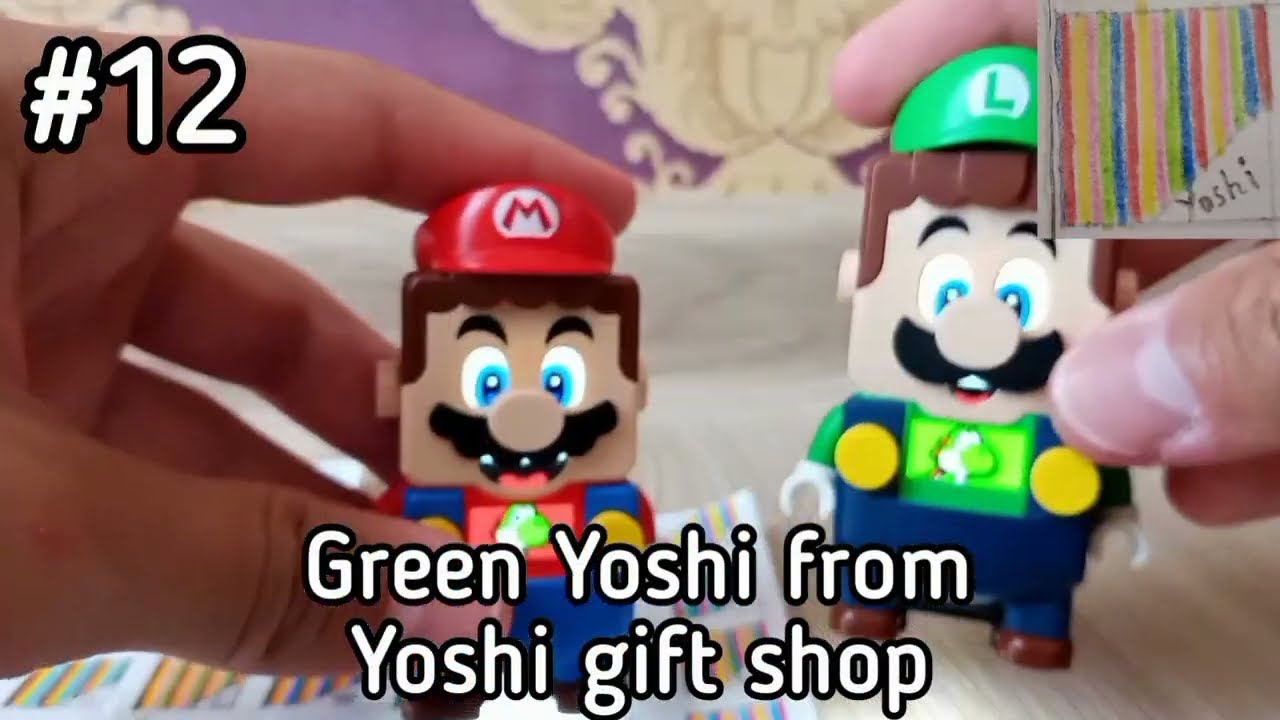 Green Yoshi from Yoshi gift shop barcode. Lego Super Mario Peach sets 2022. #shorts Part 12 of 21 смотреть онлайн