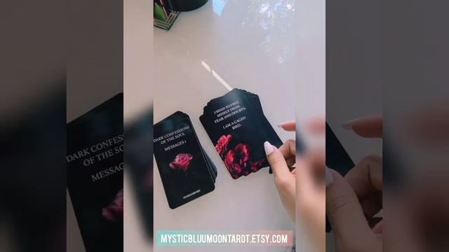Etsy Oracle Deck Preview - Dark Confessions Of The Soul Messages 1 Oracle Deck - Mysticbluumoontaro смотреть онлайн
