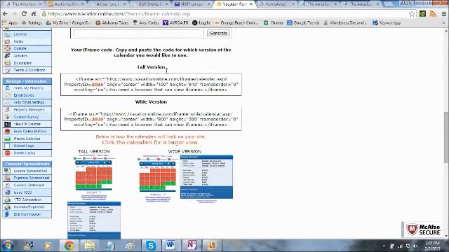 AVROA - Adding an Ivacationonline Booking Calendar to Your Listing смотреть онлайн