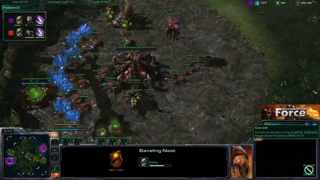 SC2 Dimaga vs Abver ZvZ Game 1 Starcraft 2 GamePlay смотреть онлайн