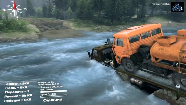 SPIN TIRES 2014 mod car KrAZ 6316 V 1.1 смотреть онлайн