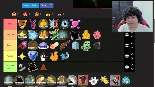 La Fruta más PODEROSA de la Update 20... Blox Fruits (Tier List) смотреть онлайн