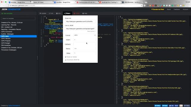 Randall Meeker: JSON Generator смотреть онлайн