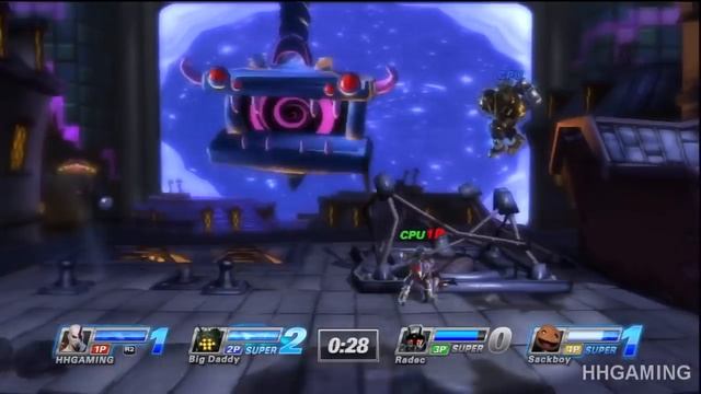 PlayStation All Stars Battle Royale walkthrough - part 1 Kratos story - God of war opening + ending смотреть онлайн