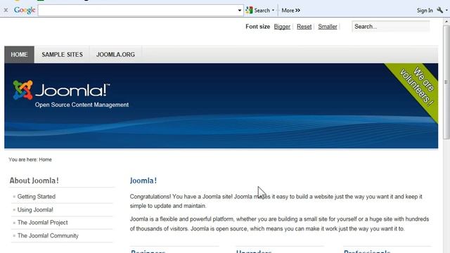 Joomla 2.5 Training - Understanding Joomla Front-End - Lesson4 смотреть онлайн