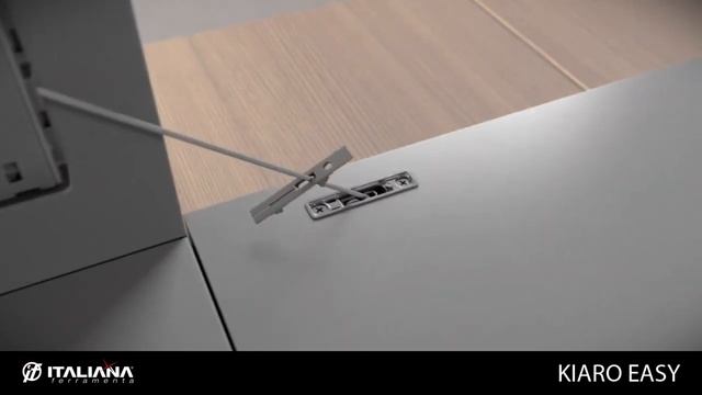 Механизм KIARO EASY для открывания фасада вниз смотреть онлайн