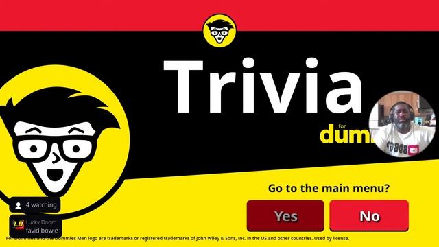 Trivia For Dummies: Solo Challenge (Pt. 1)