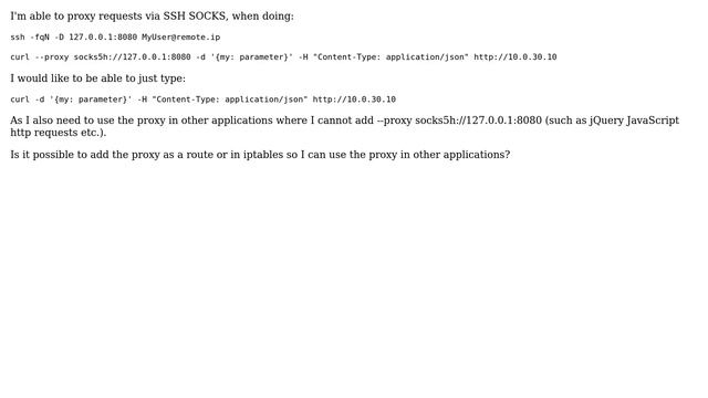 Add static route for SSH SOCKS on Debian смотреть онлайн