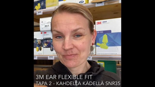 3M EAR Flexible fit korvatulppa, jonka voit asettaa vain yhdellä kädellä смотреть онлайн