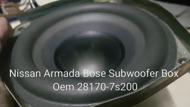 Nissan Armada #Bose, Subwoofer Box Oem 28170-7s200