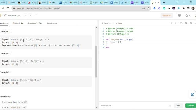 Two Sum LeetCode смотреть онлайн