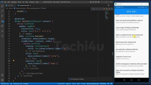 Part -3 | Flutter Rest API Tutorials with null safety | Flutter Get API Tutorial | Flutter Rest API смотреть онлайн