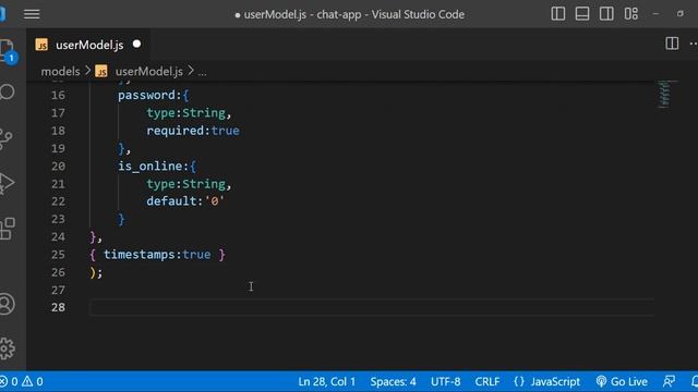 Create Chat and User Model in Dynamic Chat App in Node JS - Dynamic Chat App in Node JS MongoDB #2 смотреть онлайн