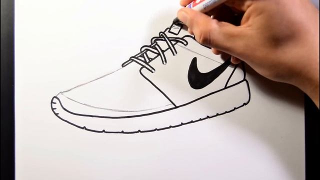 How to Draw Nike Shoes in 3D смотреть онлайн