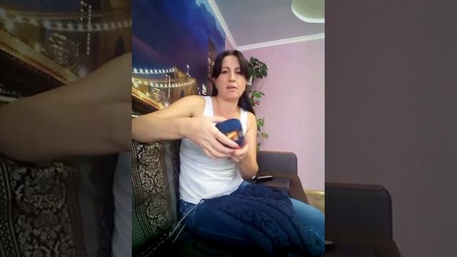 Текущий процесс//Снуд спицами// смотреть онлайн