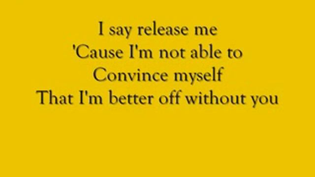 Agnes Release Me lyrics смотреть онлайн