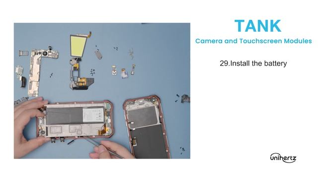 How to Replace the Camera & Touchscreen Modules for Unihertz Tank Tutorial смотреть онлайн
