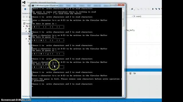 Circular Buffer implementation in C смотреть онлайн