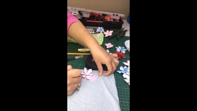 Мастер класс Пуансетия. Скрапбукинг. смотреть онлайн