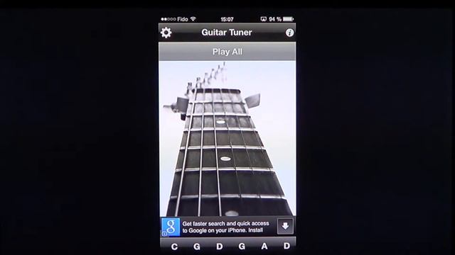 Ipad Iphone Guitar Tuner app review смотреть онлайн