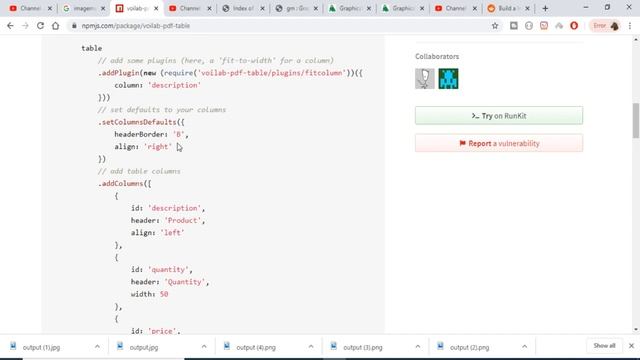 How to add Tables to PDF Documents Using PDFKit Library Plugin Voilab Pdf Table in Node.js смотреть онлайн