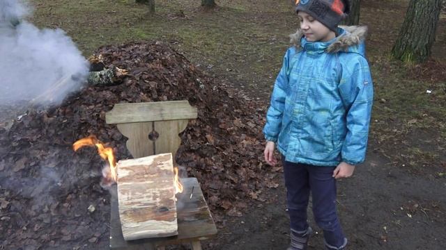 КОСТЕР финская свеча и Шведское бревно (Swedish Fire Torch). смотреть онлайн