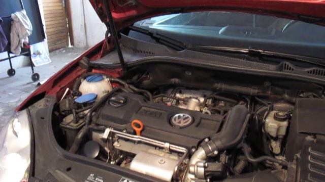 VW 1.4 TSI 122KM- start zimnego silnika. смотреть онлайн