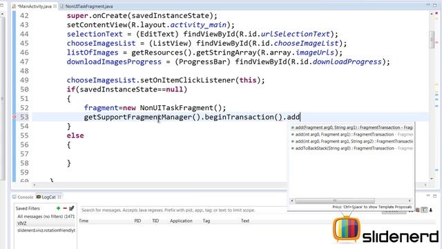 187 AsyncTask Rotation Example 1 | смотреть онлайн