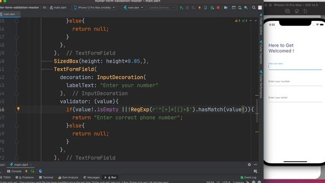 Flutter Form Validation | Flutter TextField Validation | Flutter TextFormField смотреть онлайн