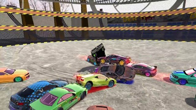 Ultimate Derby Online - Mad Demolition Multiplayer смотреть онлайн