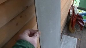 Теплица. Борьба с мышами. Ставлю щиты из плоского шифера.