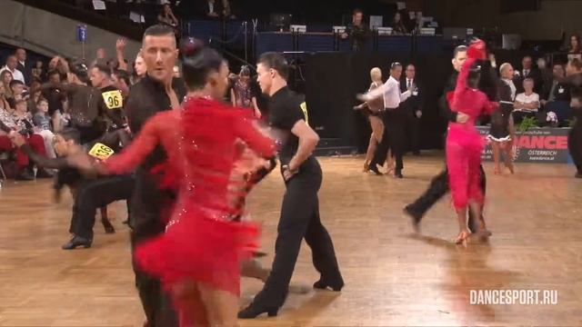 Victor Bychkov - Alina Atamanchuk RUS | Cha Cha Cha | 1/32 WDSF GrandSlam Latin | GOC 2017 смотреть онлайн