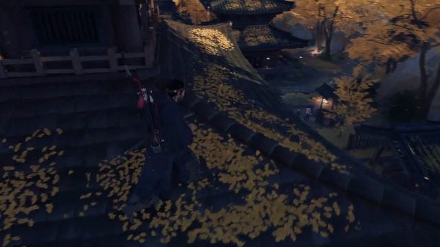 Ghost of Tsushima: Golden/Yellow Bird at Golden Temple (Warrior's Sunset Headband, Act 1) смотреть онлайн